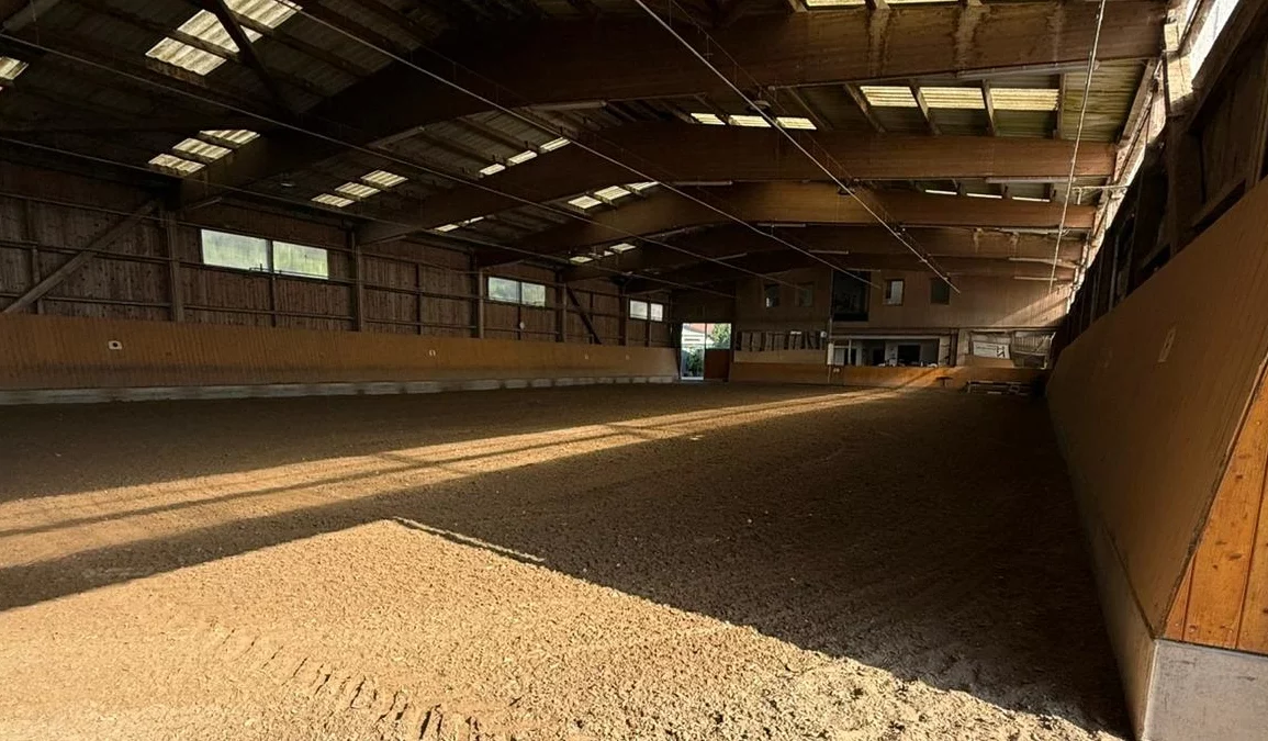 Ausstattung Merlbacher Hof - Blick in die Reithalle